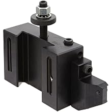 Dorian Tool V881 Victory Thru Coolant Chromium Molybdenum Alloy Steel Quick Change OD and ID Threading Toolholder with External On Edge Insert Cartridge for V35TC Automatic Thru Coolant Tool Post, 5-23/64" Width, 1-31/64" Height