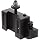 Dorian Tool V881 Victory Thru Coolant Chromium Molybdenum Alloy Steel Quick Change OD and ID Threading Toolholder with External On Edge Insert Cartridge for V35TC Automatic Thru Coolant Tool Post, 5-23/64" Width, 1-31/64" Height