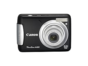 Canon PowerShot A480 10 MP Digital Camera with 3.3x Optical Zoom and 2.5-inch LCD (Black)