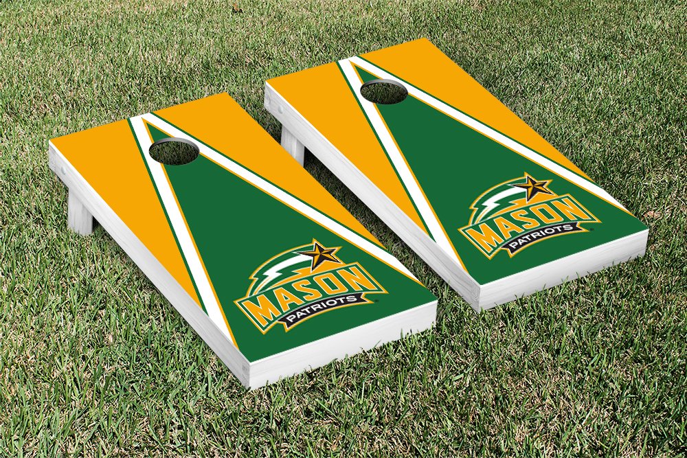 Amazon.com : George Mason GMU Patriots Cornhole Game Set Triangle ... Amazon.com : George Mason GMU Patriots Cornhole Game Set Triangle ...