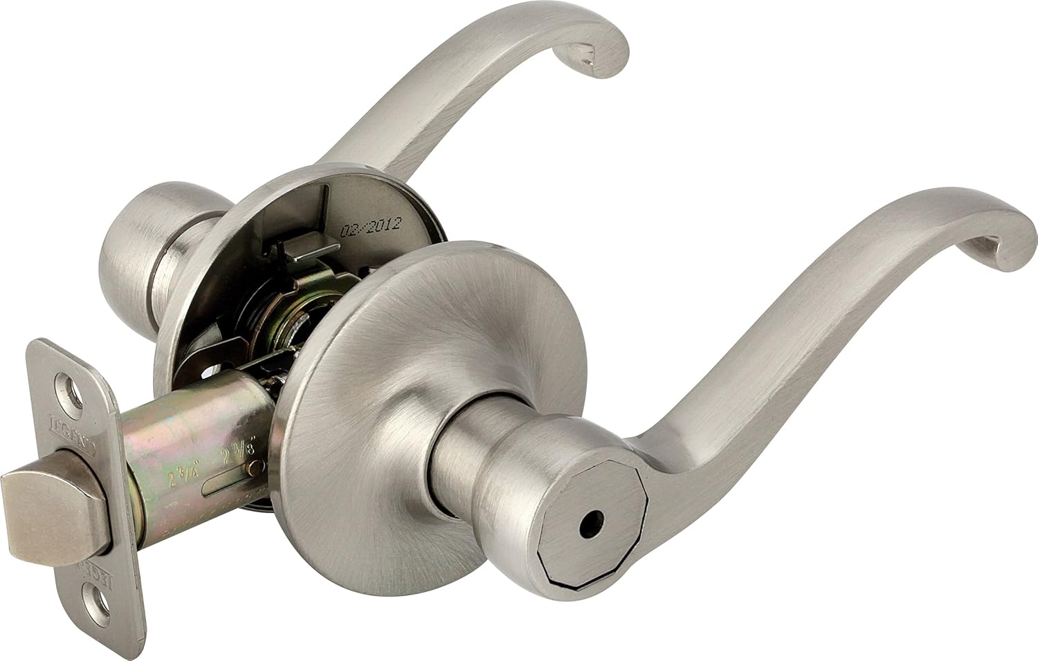 Legend 809112 Scroll Style Lever Handle Privacy Bed and Bath Leverset