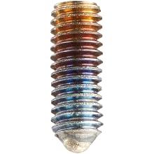 Stainless Steel Set Screw, Hex Socket Drive, Silver Tip (Metric)