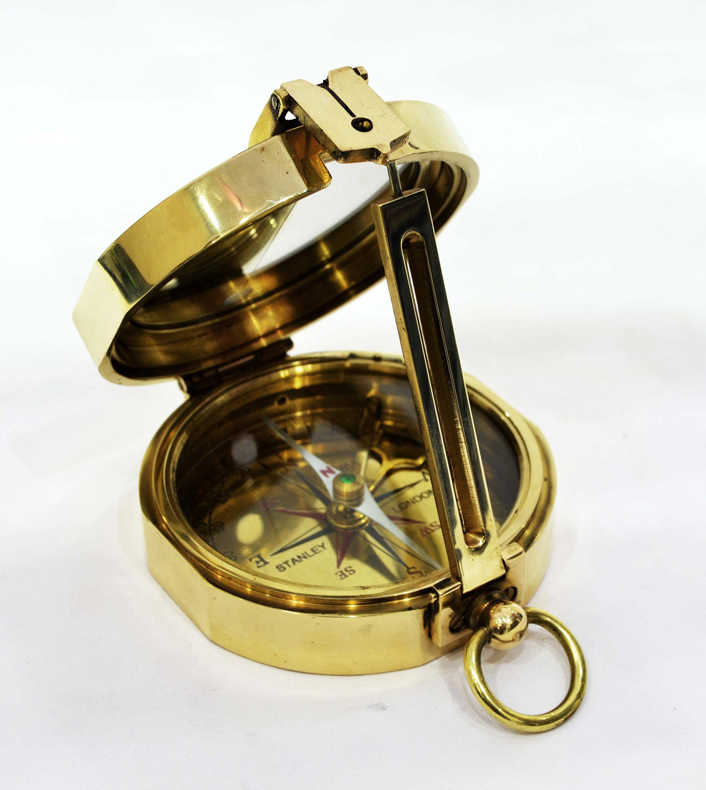 Beautiful Brass Gift Compass Vintage Replica