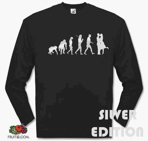 SILVER EDITION LIEBESPAAR EVOLUTION liebe kuss Longsleeve-T-Shirt