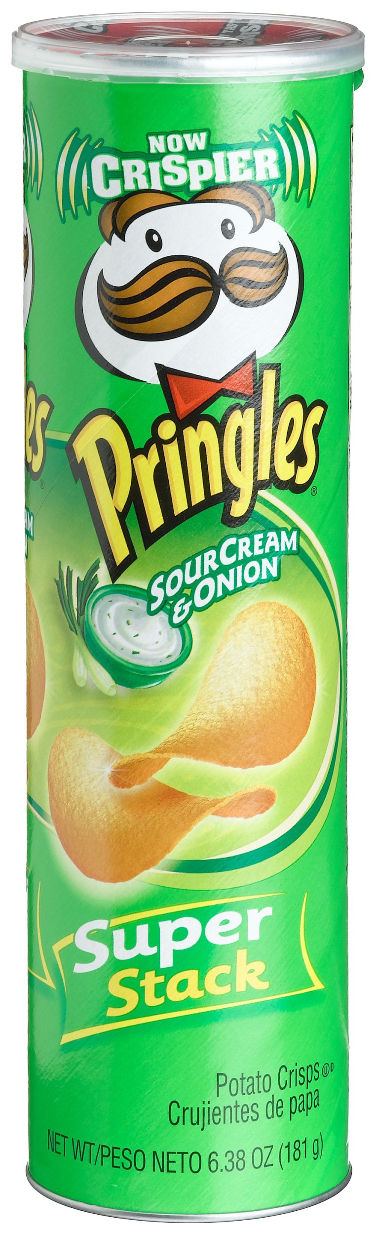 Galleon Pringles Potato Crisps Super Stack, SourCream & Onion, 6.38Ounce Tubes (Pack Of 14)