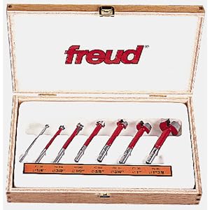 Freud FC-107 7-Piece Carbide Forstner Bit Set by Freud