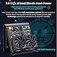 Bitcoin Miner NerdOctaxe 9.6TH_s mit 16J_Th hoher Effizienz, 185W Low Power + Quiet Home Mining, 2.4G WiFi ++