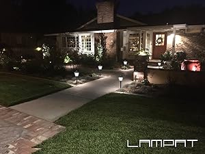 Lampat Solar Lights 108 Led Decorative Columns Post Lantern Pole
