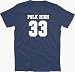 POLK HIGH 33 highschool university T-Shirt S-XXL Navy XXXL