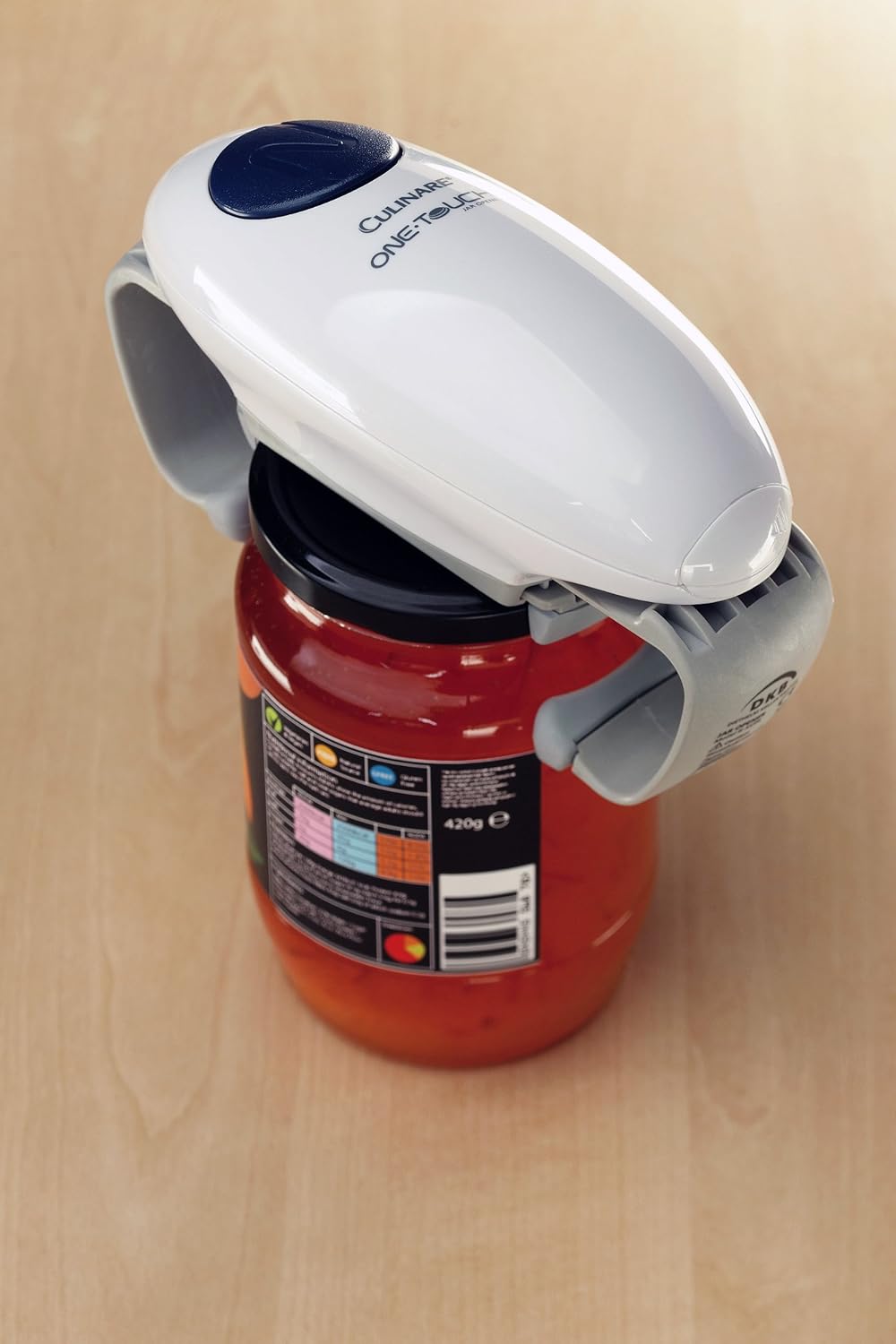 ELECTRIC ONE TOUCH HANDS FREE CORDLESS AUTOMATIC JAR OPENER BATTERY