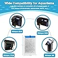 Jeekocaso 12 Pack Large Replacement Filter Cartridges Compatible with Tetra Whisper Bio-Bag Filters 