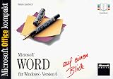 Microsoft Word 6.0 für Windows auf einen Blick