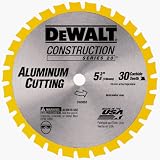 DeWalt DW9052 5-3/8-Inch 30 Tooth Aluminum and Non-Ferrous Metal Cutting Saw Blade with 5/8-Inch Arbor