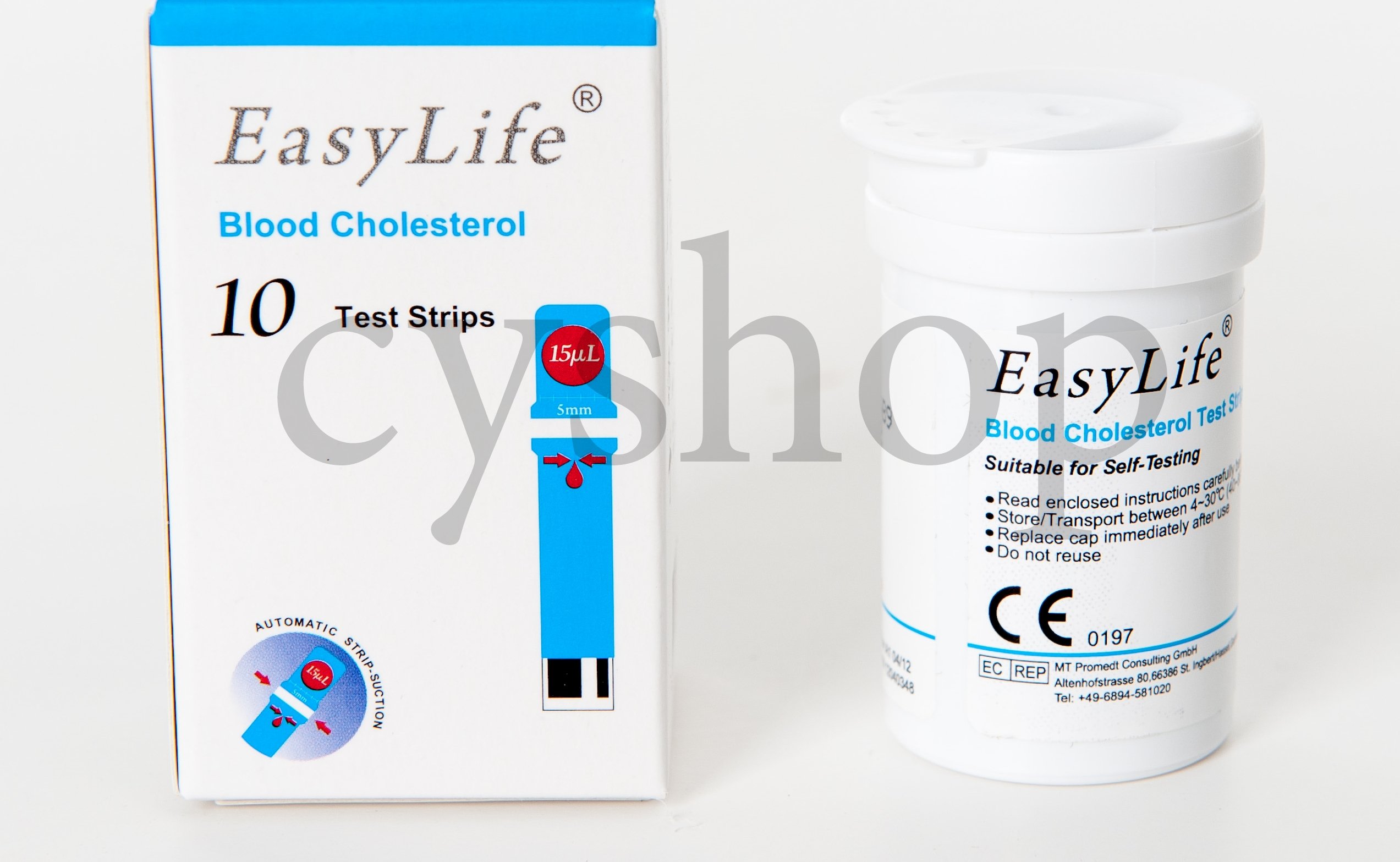 EASYLIFE CHOLESTEROL TEST STRIPS eBay