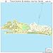 Huge Street & Road Map of Destin, Florida FL - Printed poster size wall atlas of your home town