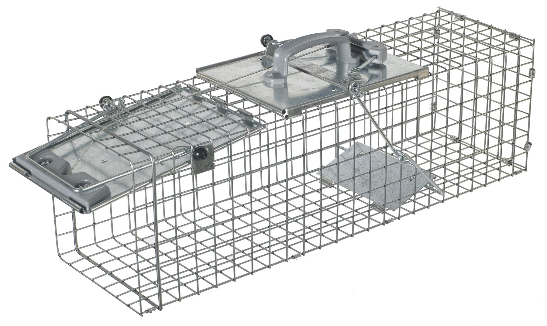 Havahart 1084 Easy Set OneDoor Cage Trap for Rabbits Skunks Minks and