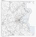 Boston, MA Metro Area LAMINATED ZIP Code Map, wall sized print by WorkingMaps, Measur...