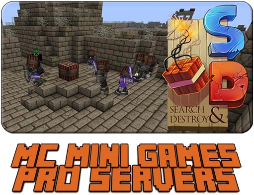 MC Search and Destroy - Survival PvP Mini Game Pro Servers