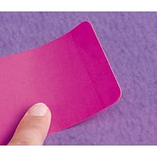 Avery Removable Label Pad, 2 x 4 Inches, Assorted Neon, 80 Labels (22021)