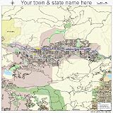 Huge Street & Road Map of Simi Valley, California CA - Printed
poster size wall atlas of your home t