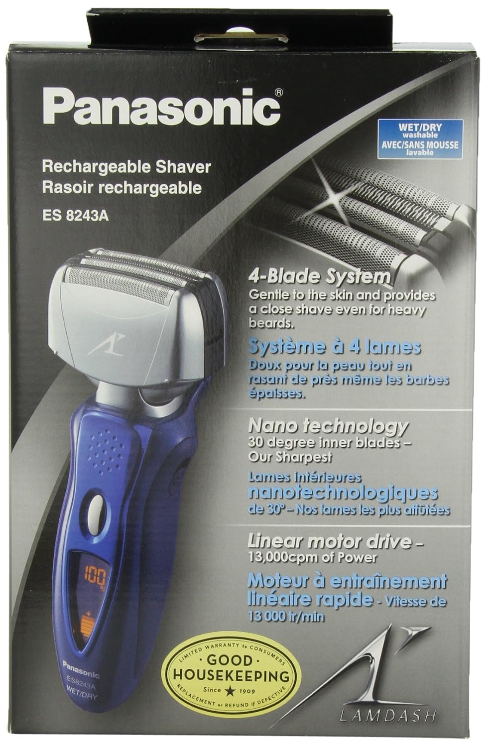 Panasonic ES8243A Arc IV Wet/Dry Shaver