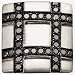 Dolan Bullock Ember Collection Stainless Steel and Black Diamond Dress Set