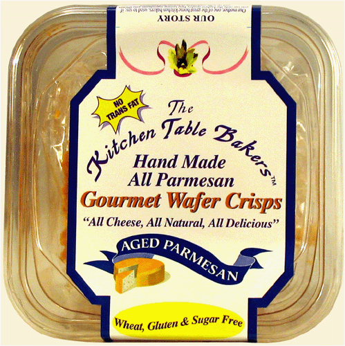 Kitchen Table Bakers Aged Parmesan Gourmet Cheese Crisps by Cheese Crisps