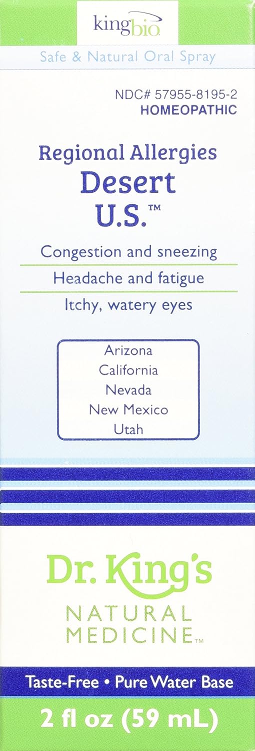 Amazon.com: Dr. King's Natural Medicine Regional Allergies, Desert ... Amazon.com: Dr. King's Natural Medicine Regional Allergies, Desert ...
