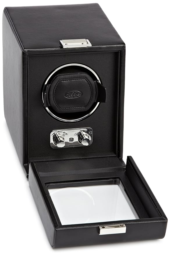 Amazon.com: WOLF 270002 Heritage Single Watch Winder with Cover ...