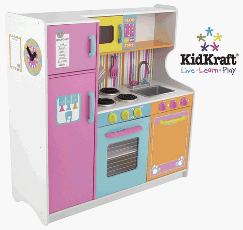 Kitchen: Deluxe Big and Bright Kitchen, by Kidkraft