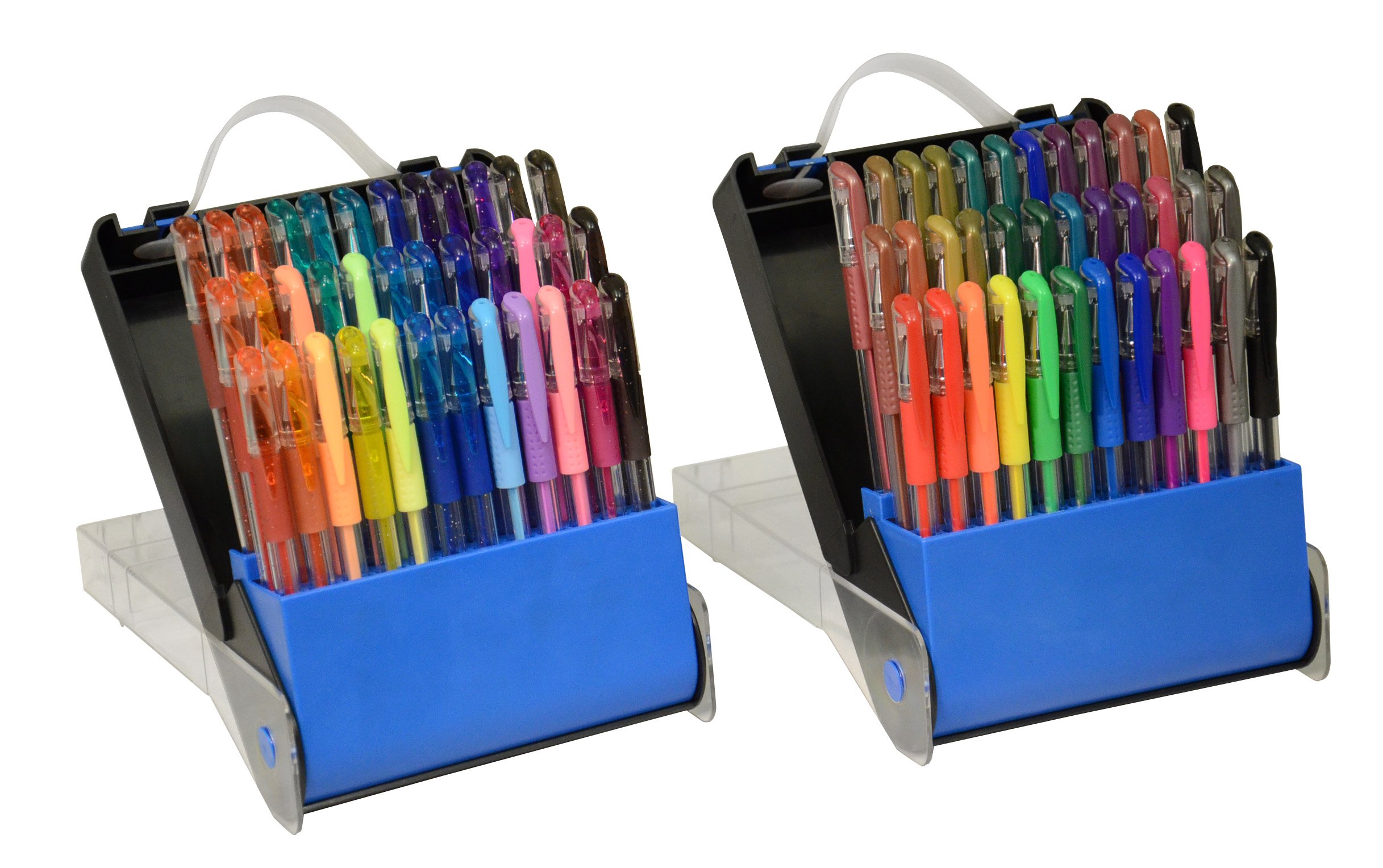 TEKwriterUSA Gelwriter Gel Pen Sets with Carrying Case, 72Count (27107