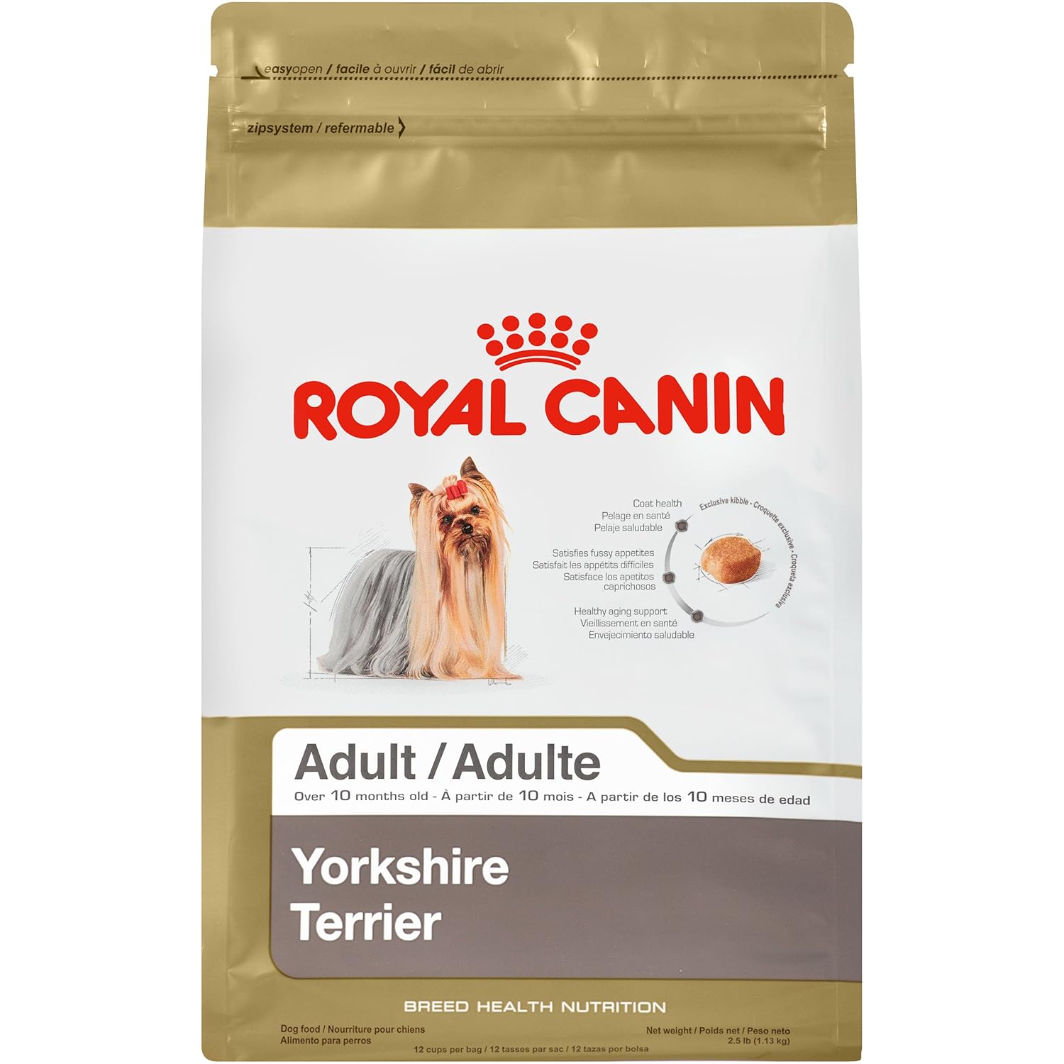 Royal Canin Yorkshire Terrier Dry Dog Food, 2.5Pound Bag , New, Free