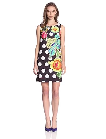 Desigual Janet Robe À pois Femme: Vêtements et