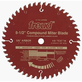 Freud LU91R008 8-1 2-Inch 48 Tooth ATB Saw Blade with 5 8-Inch Arbor and PermaShield... by Freud
