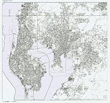 Tampa, FL Street Detail Metro Area ZIP Code Map, wall sized print by WorkingMaps, Measured in inches 41x40.