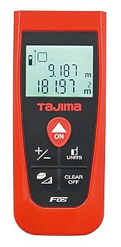 【クリックで詳細表示】タジマ レーザー距離計タジマF05レッド LKT-F05R 消費生活用製品安全法適合品(PSC認定取得品)： DIY・工具