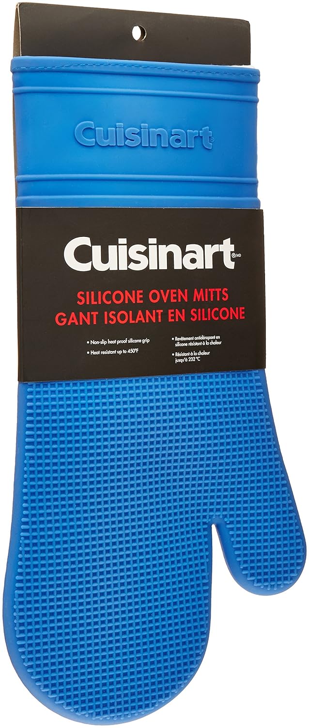 Cuisinart Silicone HeatProof Oven Mitts with Quilted Cotton Lining eBay