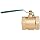 Milwaukee Valve BB2-100 Series Bronze Butterfly Valve, Unibody, Stainless Steel 304 Disc, Lever Handle, NPT Female