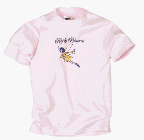 RUGBY PRINCESS YOUTH T-SHIRT (PINK)