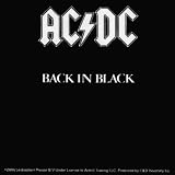 AC DC - Back In Black logo - Sticker Decal by AC DC