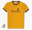 KANN ICH AUCH - MACH ICH ABER NICHT! ANGELN ANGLER FISHING Ringer-T-Shirt S-XL