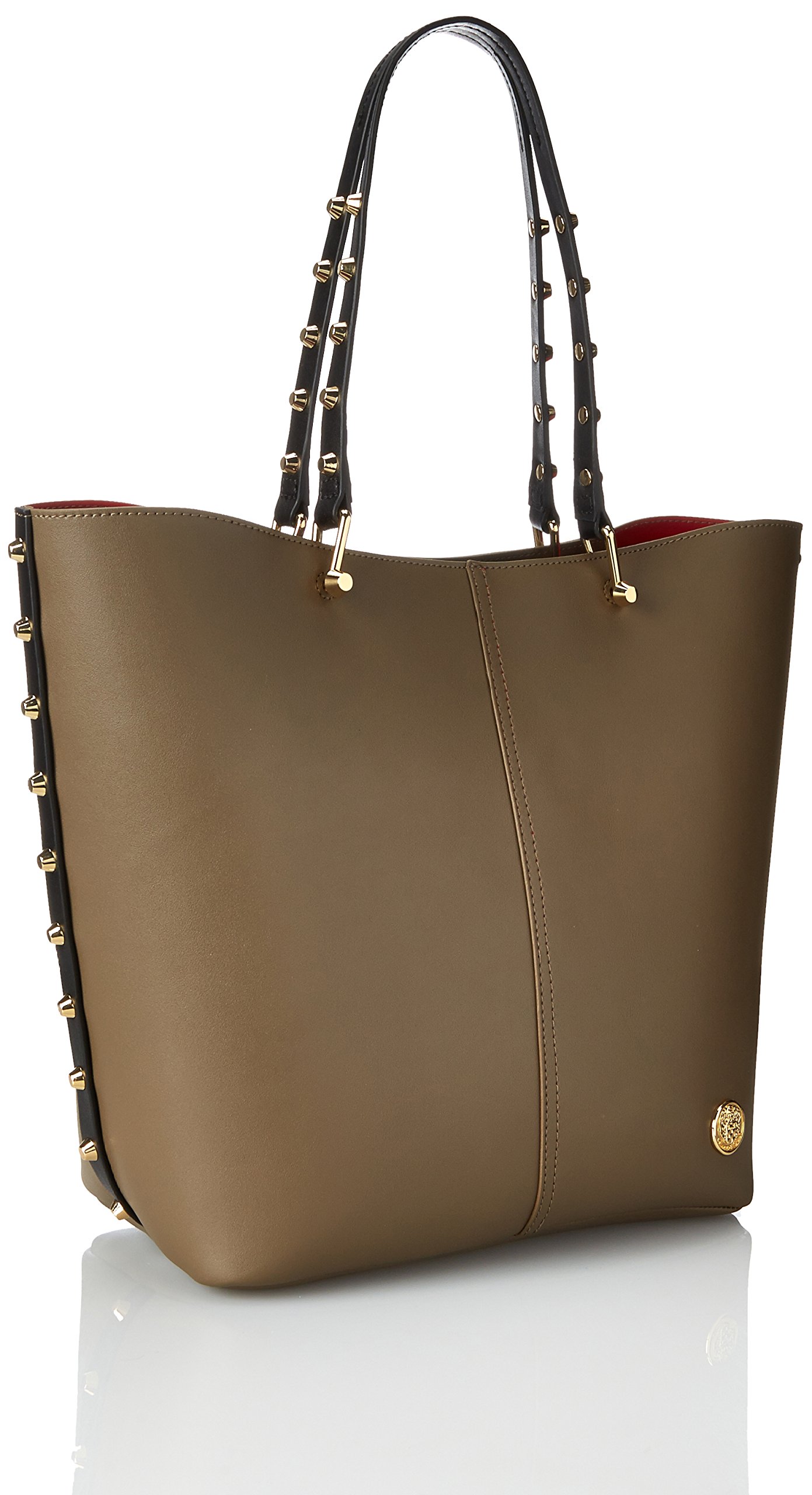 Vince Camuto - Vince Camuto Evie Travel Tote, Truffle/Black, One Size