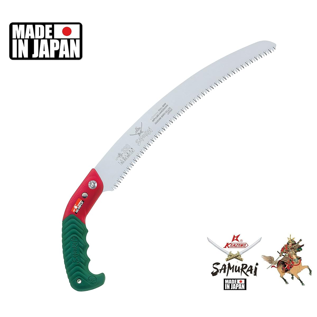 Samurai Ichiban 13" Curved Pruning Saw with Scabbard (GC330LH)