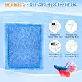 Umlecoa 8 Pack Rite-Size C Filter Cartridges Compatible with MarineLand Penguin PRO Power Filters 275/375 & Original Penguin Power Filters 200/350