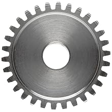 Boston Gear Spur Gear, 14.5 Pressure Angle, Cast Iron, Inch, 20 Pitch