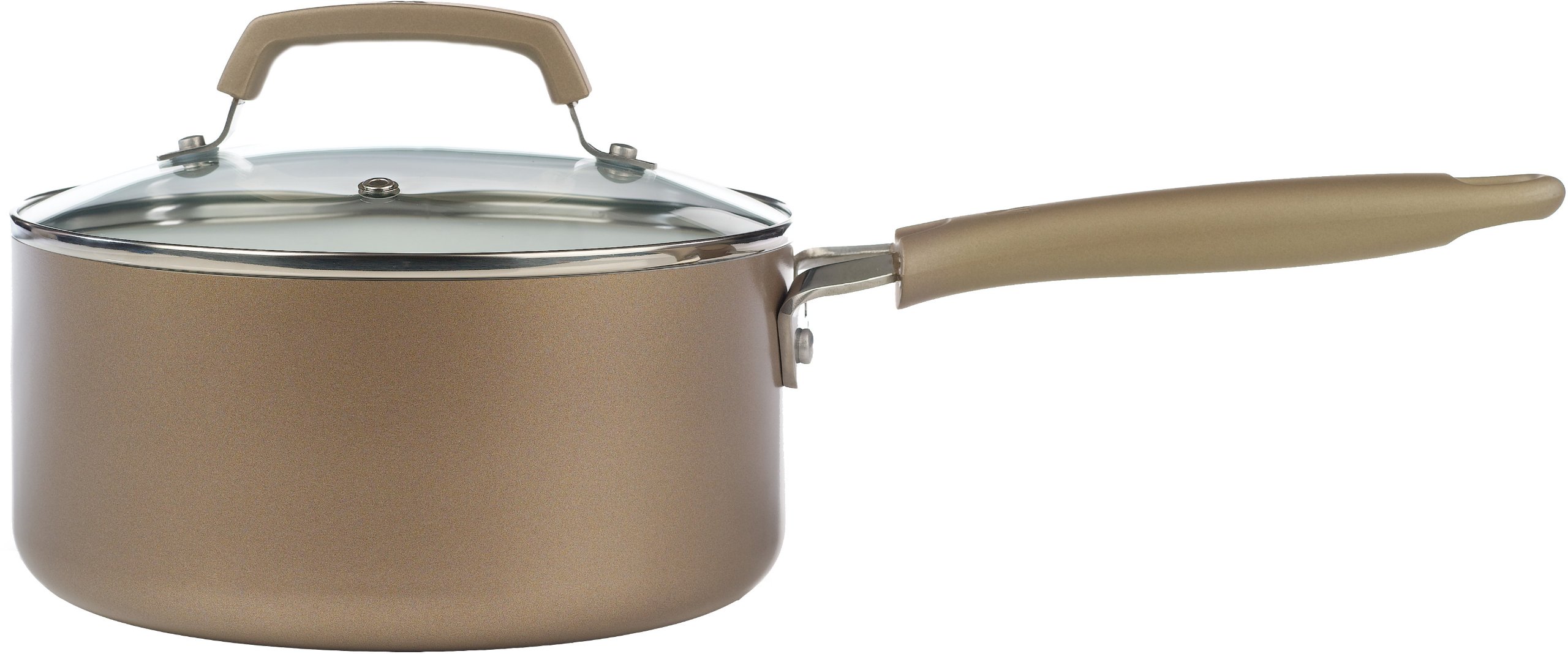 WearEver C94424 Pure Living Nonstick Ceramic Coating Sauce Pan Cookware