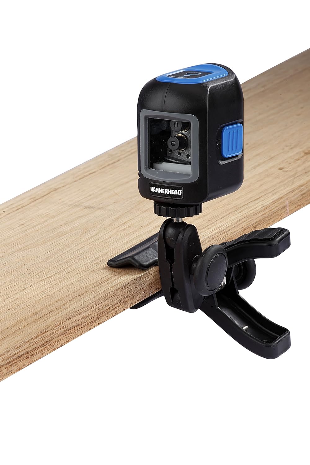 HAMMERHEAD HLCL01 Compact SelfLeveling Cross Line Laser with Clamp