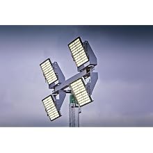 Terex AL4L Fuel Saving Portable LED Light Tower, 6kW Generator Powered, 1080 Watts of Light