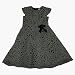 Sarah Louise gray/black embossed dress