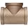 Lead Free Brass Pipe Fitting, Tee, Class 125, NPT Female